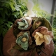 "In shells color" Victorian bag