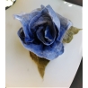 Brooch: blue flower