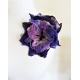 Brooch: violet with rose