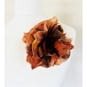 Brooch: fiery flower